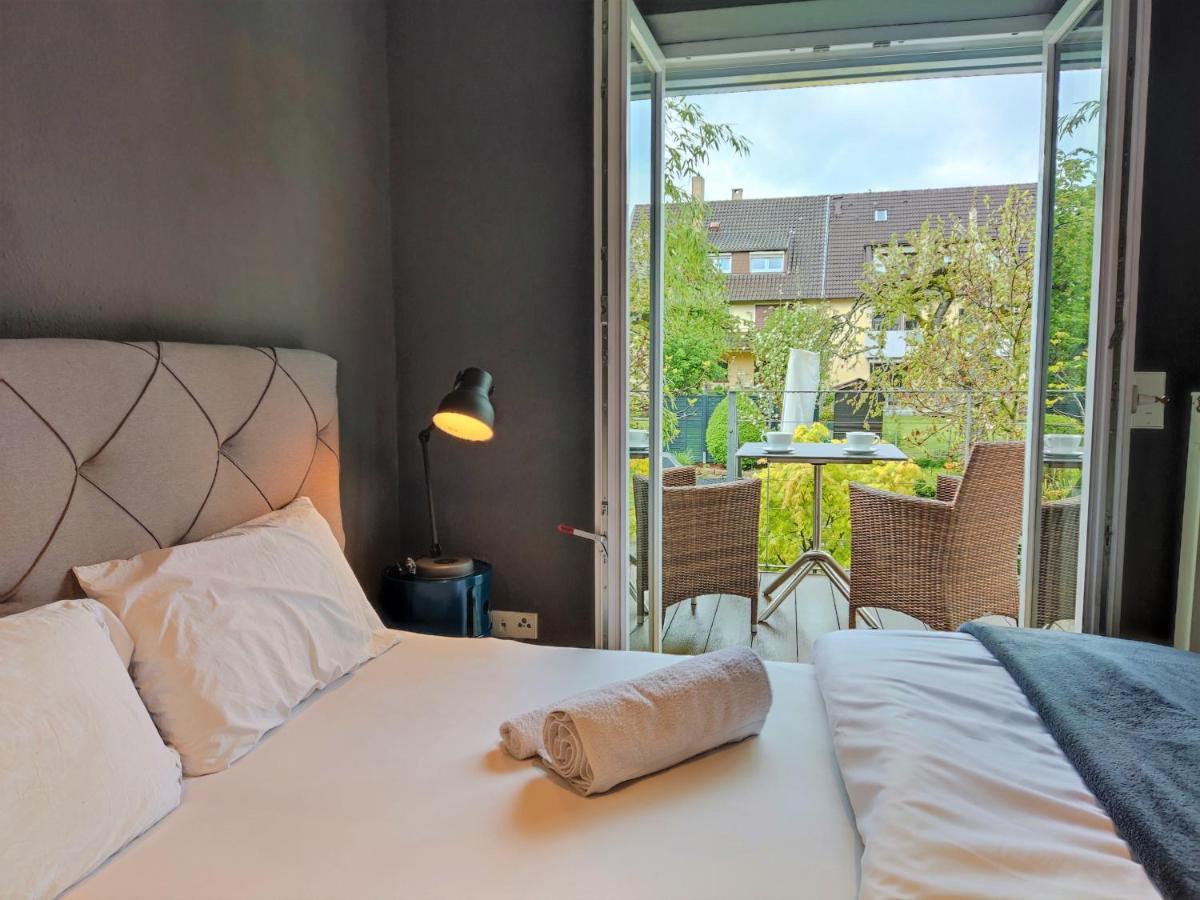 Zen Apartment - Spacious - Garden - Kitchen 卡尔斯鲁厄 外观 照片
