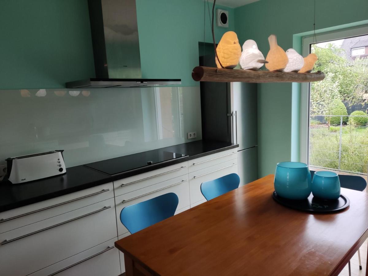 Zen Apartment - Spacious - Garden - Kitchen 卡尔斯鲁厄 外观 照片